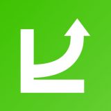 グラフで複利計算のアイコン