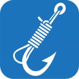 釣りの結び目のアイコン