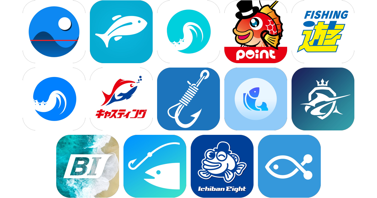 釣りアプリおすすめ14選!【特徴を徹底比較】