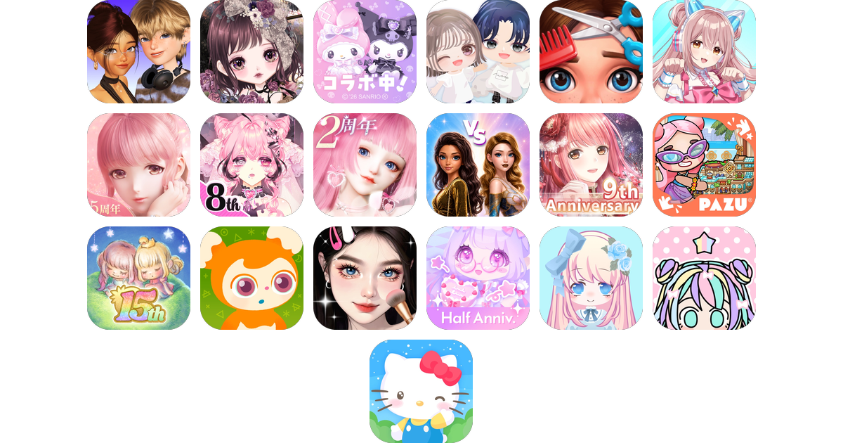 着せ替えゲームアプリおすすめ20選！【特徴を徹底比較】