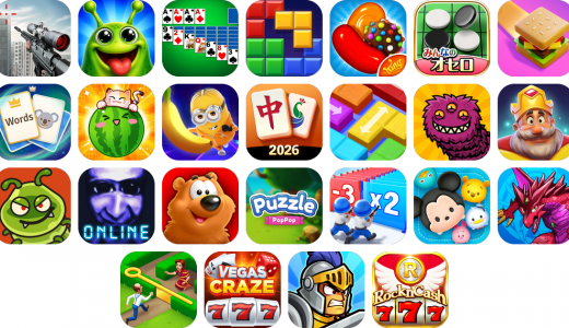 無料ゲームアプリおすすめ25選！【特徴を徹底比較】
