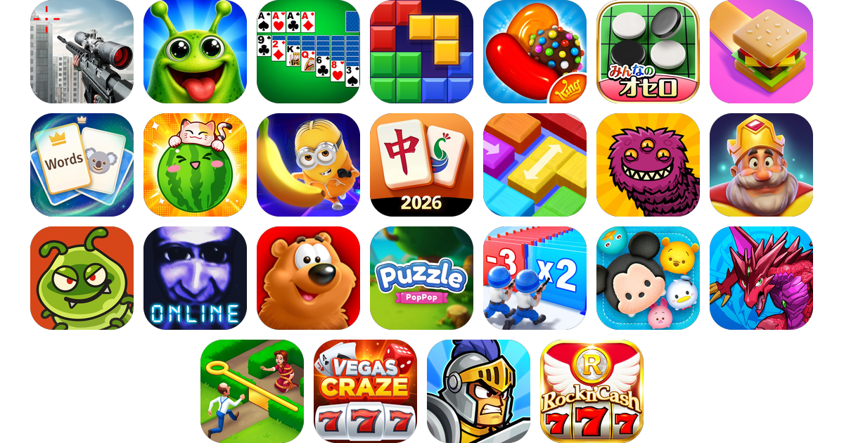 無料ゲームアプリおすすめ25選！【特徴を徹底比較】