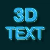 3D文字ロゴ作成のアイコン