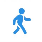 シンプル歩数計のアイコン