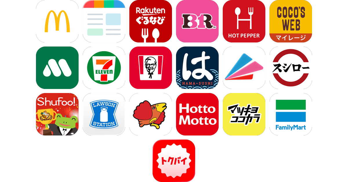 クーポンアプリおすすめ19選！【特徴を徹底比較】