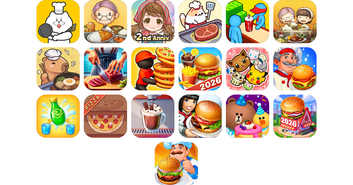 料理ゲームアプリおすすめ19選！【特徴を徹底比較】