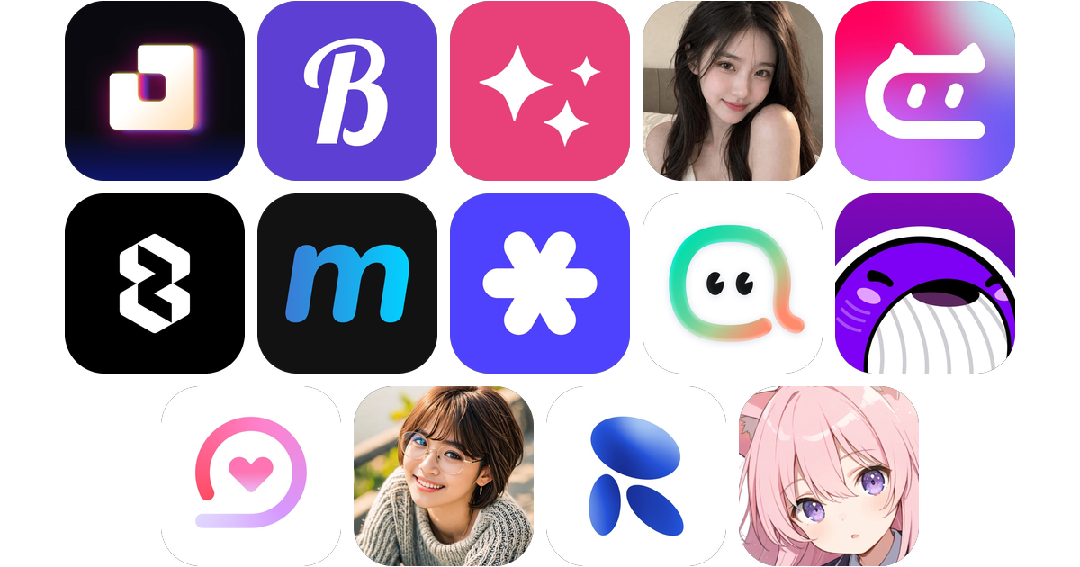 AI彼女アプリおすすめ13選！【特徴を徹底比較】