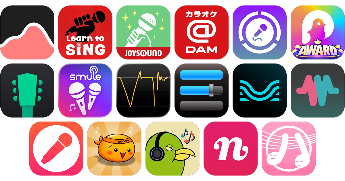カラオケ練習アプリおすすめ17選！【特徴を徹底比較】